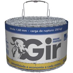 ARAME FARPADO GIR 1,6MM 500MTS GERDAU - COLOMARTI FERRAMENTAS