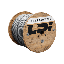 CABO AÇO PLASTIFICADO INCOLOR 1/4 AF GALVANIZADO ... - COLOMARTI FERRAMENTAS