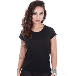 Camiseta Básica Baby Look Feminina Lisa Team Six -... - b2b-team6.com.br