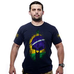 Camiseta Si vis Pacem Para Bellum Brasil Azul - RE... - b2b-team6.com.br