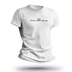 Camiseta Masculina Frase OODA Observar- Orientar -... - b2b-team6.com.br