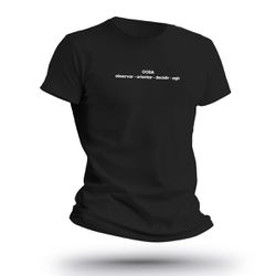 Camiseta Masculina Frase OODA Observar- Orientar -... - b2b-team6.com.br