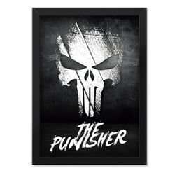 Poster com Moldura Militar The Punisher - QUA-MIL-... - b2b-team6.com.br