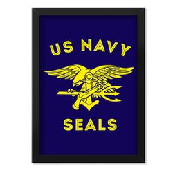 Poster com Moldura Militar US Navy Seals - QUA-MIL... - b2b-team6.com.br
