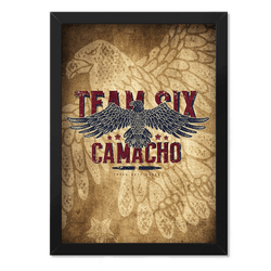 Poster com Moldura Squad T6 Camacho Artesão Eagle ... - b2b-team6.com.br