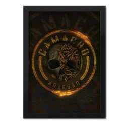 Poster com Moldura Squad T6 Camacho Artesão Skull ... - b2b-team6.com.br