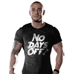 Camiseta Academia No Days Off - ACA-015 PRETA - b2b-team6.com.br