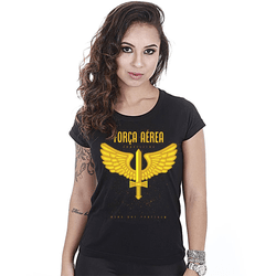 Camiseta Baby Look Feminina Força Aérea Brasileira... - b2b-team6.com.br