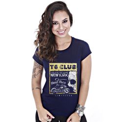 Camiseta Baby Look Feminina Motorcycle T6 Club New... - b2b-team6.com.br