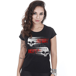 Camiseta Baby Look Feminina No Way No Fear - RFMAC... - b2b-team6.com.br