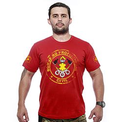 Camiseta Bombeiro Civil Profissional - REF-VERMEL... - b2b-team6.com.br