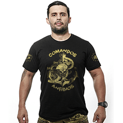 Camiseta Masculina Comandos Anfíbios Gold Line Tea... - b2b-team6.com.br