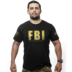 Camiseta FBI Federal Bureal Of Investigation Gold ... - b2b-team6.com.br
