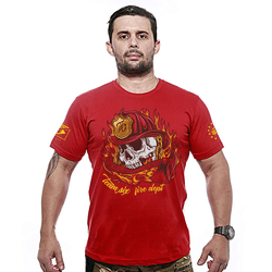 Camiseta Fire DPET - REF-099-VERMELHA - b2b-team6.com.br