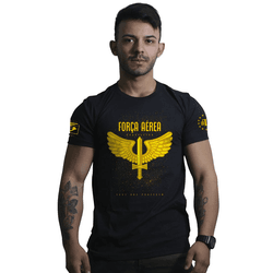 Camiseta Força Aérea Brasileira - REF-105-PRETA - b2b-team6.com.br