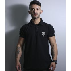 Camiseta Gola Polo Masculina Punisher Bordada Team... - b2b-team6.com.br