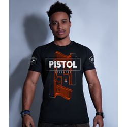 Camiseta GuFz6 Pistol Operator - REF-GU-004 PRETA - b2b-team6.com.br