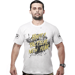 Camiseta Happy Tactical New Year - REF-117-BRANCA - b2b-team6.com.br