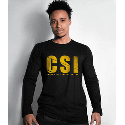 Camiseta Masculina Manga Longa CSI Team Six. - ML-... - b2b-team6.com.br