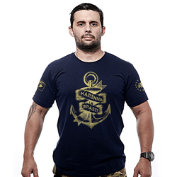 Camiseta Marinha do Brasil Gold Line - GOLD-024-AZ... - b2b-team6.com.br