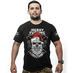 Camiseta Merry Fucking Christmas - REF-114-PRETA - b2b-team6.com.br