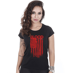 Camiseta Militar Baby Look Feminina Blood - RFM-06... - b2b-team6.com.br