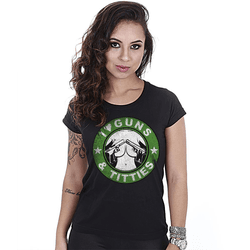 Camiseta Militar Baby Look Feminina I Love Guns An... - b2b-team6.com.br