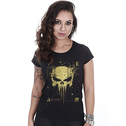 Camiseta Militar Baby Look Feminina New Punisher G... - b2b-team6.com.br