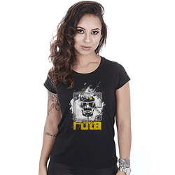 Camiseta Militar Baby Look Feminina Rota - RFM-040... - b2b-team6.com.br