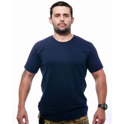 Camiseta Militar Básica Lisa Azul Team Six - REF-B... - b2b-team6.com.br