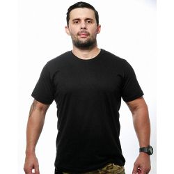 Camiseta Militar Básica Lisa Preta Team Six - REF-... - b2b-team6.com.br