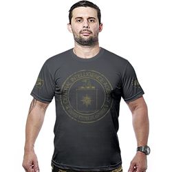 Camiseta Militar CIA Hurricane Line - HUR-121-CINZ - b2b-team6.com.br