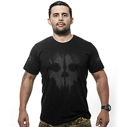 Camiseta Militar Dark Line Ghosts - DARK-017-PRETA - b2b-team6.com.br