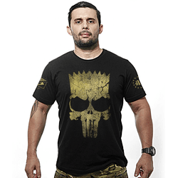 Camiseta Militar Punisher Bart Gold Line - GOLD-11... - b2b-team6.com.br