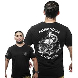 Camiseta Masculina Militar Wide Back Comandos Anfí... - b2b-team6.com.br