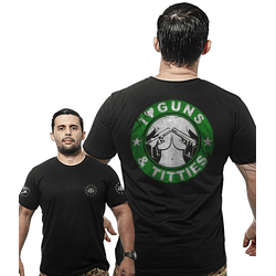 Camiseta Militar Wide Back I Love Guns And Titties... - b2b-team6.com.br