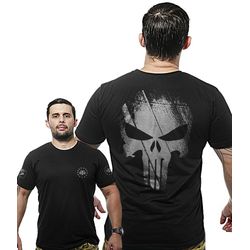 Camiseta Militar Wide Back Punisher - BACK-003-PRE... - b2b-team6.com.br