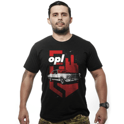 Camiseta Old Car Opala ss - CAR-004 PRETA - b2b-team6.com.br