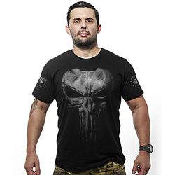 Camiseta Punisher Plate - REF-109-PRETA - b2b-team6.com.br