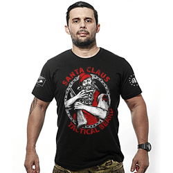Camiseta Santa Claus Tactical Beard - REF-115-PRET - b2b-team6.com.br