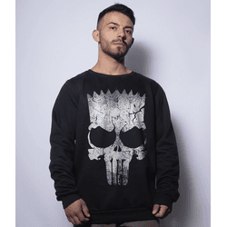 Casaco Básico de Moletom Punisher Bart - CAS-BAS-R... - b2b-team6.com.br