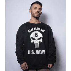 Casaco Básico de Moletom Punisher Seal Us Navy - C... - b2b-team6.com.br