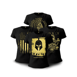 Kit 4 Camisetas Baby look Femininas Militares Sold... - b2b-team6.com.br