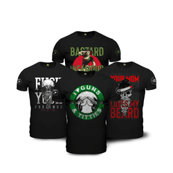 Kit 4 Camisetas Militares Infamous - KIT-026-PRETA - b2b-team6.com.br