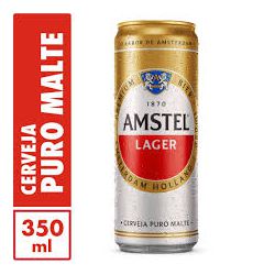 CERVEJA 350ML AMSTEL LT UN - BEBFESTA
