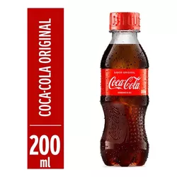 REFRIGERANTE 200ML COCA COLA PET - BEBFESTA