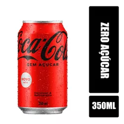 REFRIGERANTE 350ML COCA COLA ZERO LATA UN - BEBFESTA
