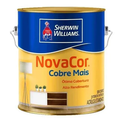 Cobre Mais Novacor Branco Neve Galão 3,6L - Belacor Tintas