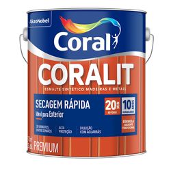 Coralit Secagem Rápida Galão 3,6L - Belacor Tintas