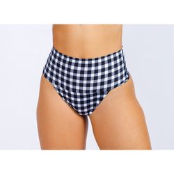 Calcinha Hot Pants Avulso - Xadrez Preto - CAL-AVU... - Bela Lolitta